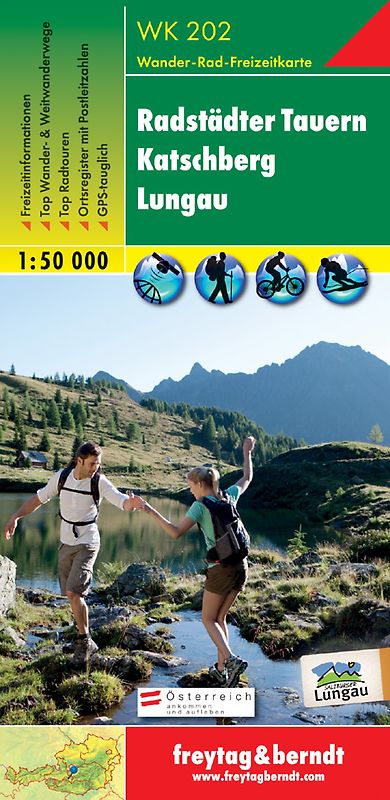 WK 202 Radstädter Tauern - Katschberg - Lungau, Wanderkarte 1:50.000