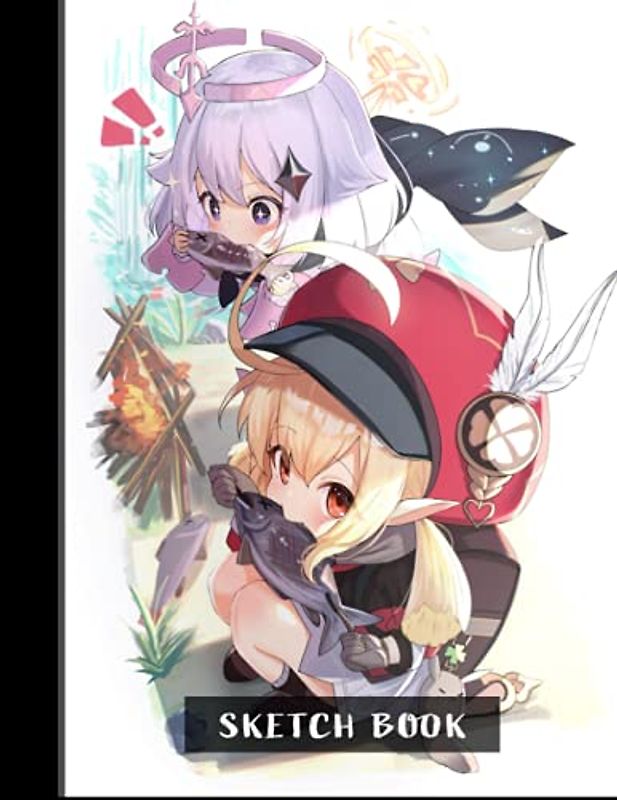 Anime Sketchbook: Fantasy Moe Anime Cute Girl Sketch Book Series for Teen, Girls and Boys - Volume 701: 8.5" x 11" size, 100 Blank Papers for Drawing, Doodling, and Writing