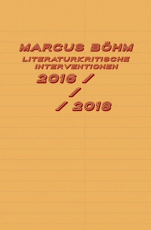 Literaturkritische Interventionen