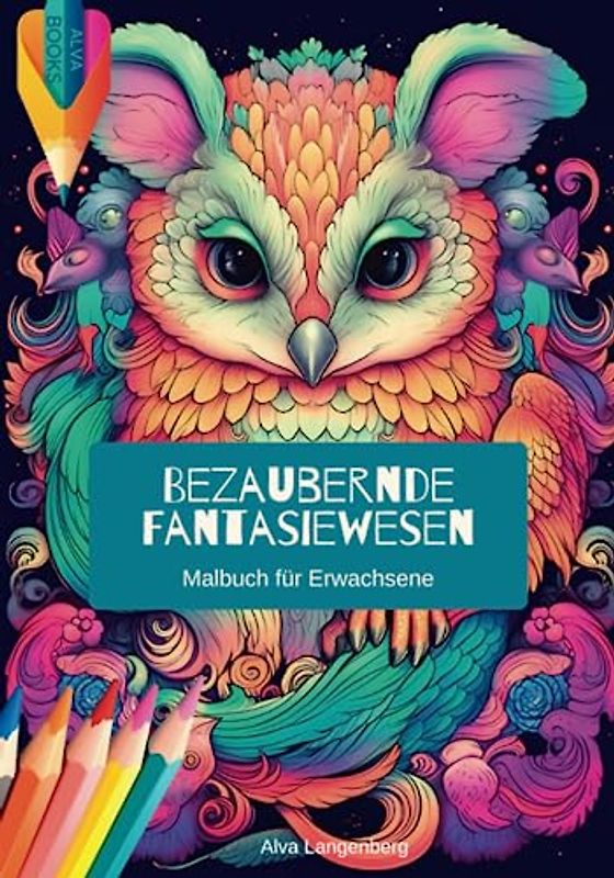 Bezaubernde Fantasiewesen: Ein Niedliches Malbuch für Erwachsene
