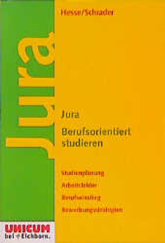 Jura. Berufsorientiert studieren