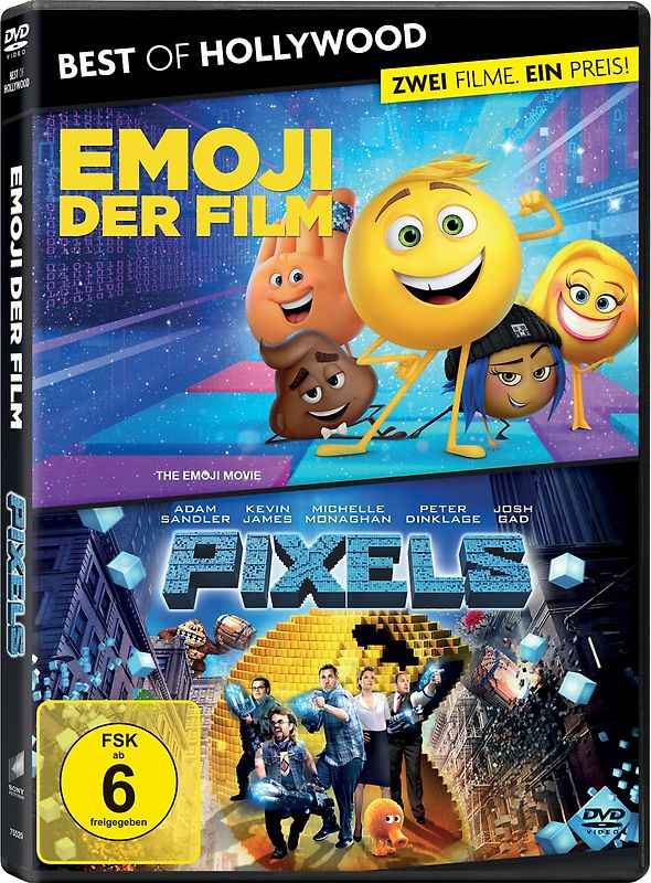 Best of Hollywood - 2 Movie Collector's Pack: Emoji - Der Film / Pixels [2 DVDs] DVD