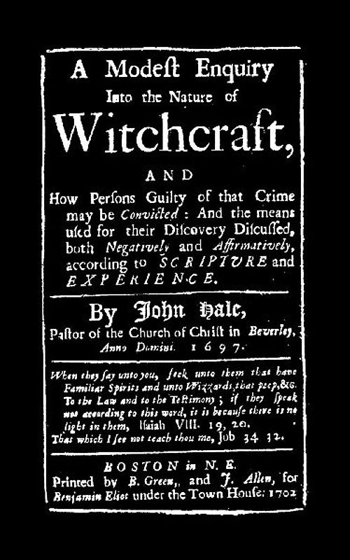 Modest Enquiry Into the Nature of Witchcraft