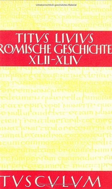 Römische Geschichte. Lat. /Dt. / Römische Geschichte / Ab urbe condita