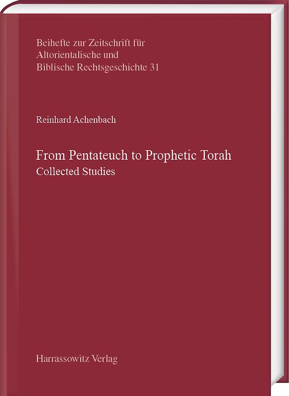 From Pentateuch to Prophetic Torah