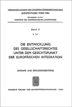Die Entwicklung des Gesellschaftsrechtes