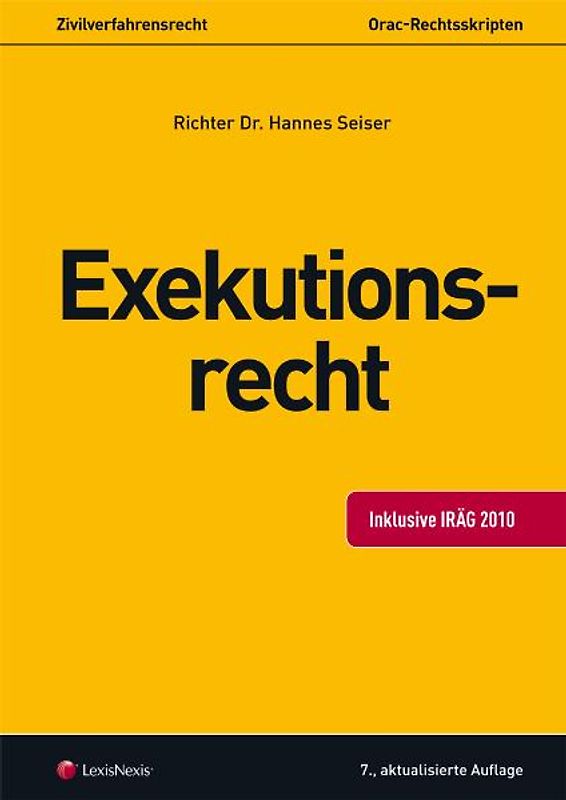 Zivilverfahrensrecht - Exekutionsrecht