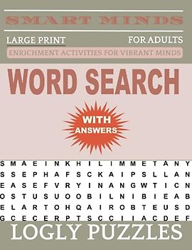 Word Search Book Large Print for Adults: 2400+ words New Fun and Relaxing Puzzles Book for Adults & Seniors with Answers Key