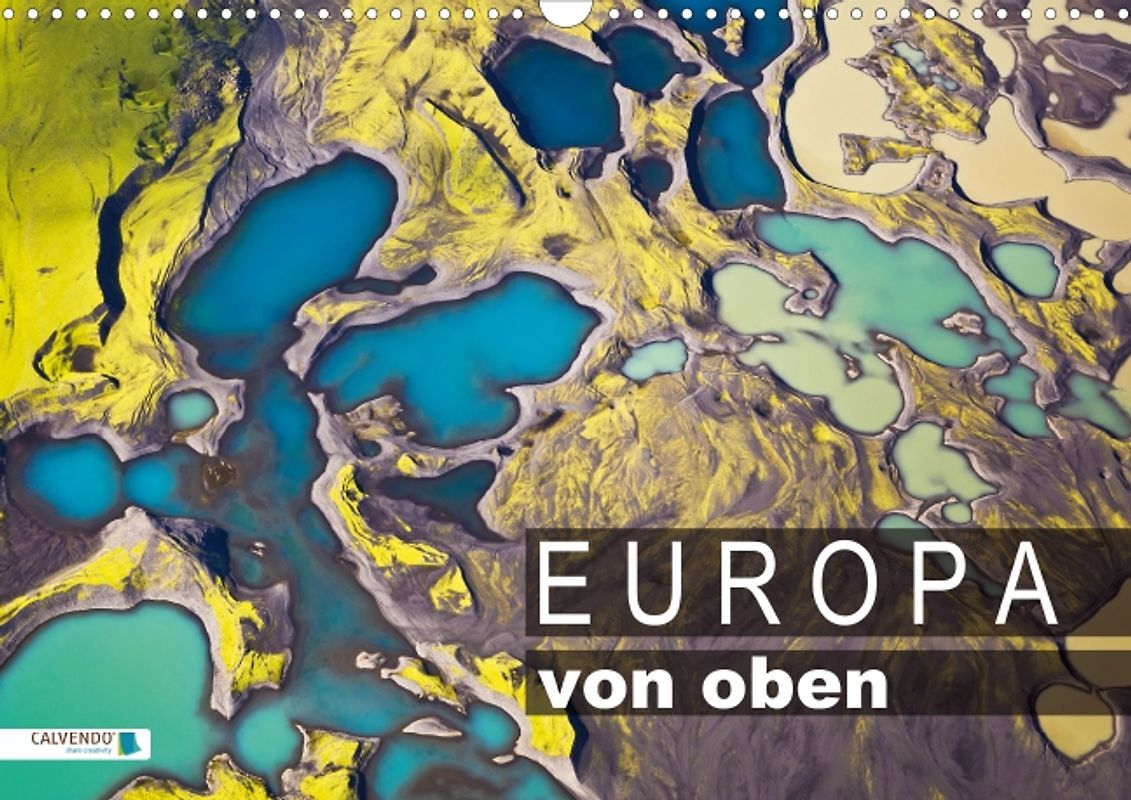 Europa von oben  (Posterbuch DIN A4 quer)