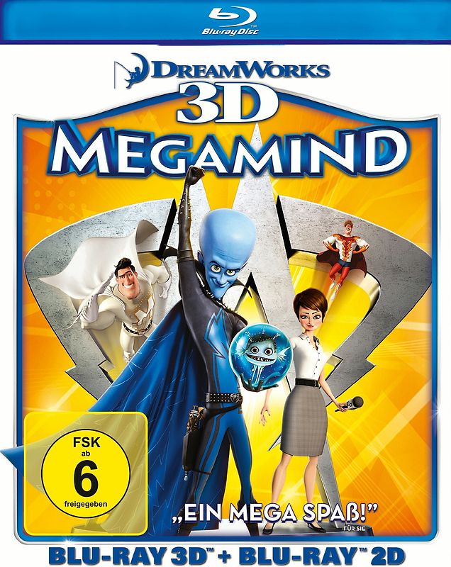 Megamind  [3D Blu-ray + 2D Blu-ray] 3D Blu-ray Disc