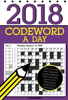 Codeword a Day 2018: 365 dated codeword puzzles