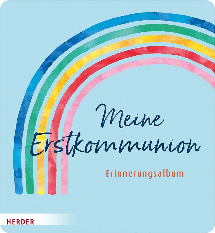 Meine Erstkommunion Erinnerungsalbum Regenbogen