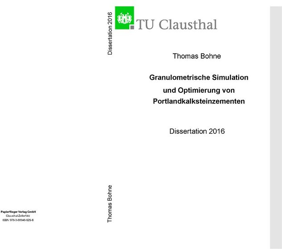 Granulometrische Simulation und Optimierung von Portlandkalksteinzementen