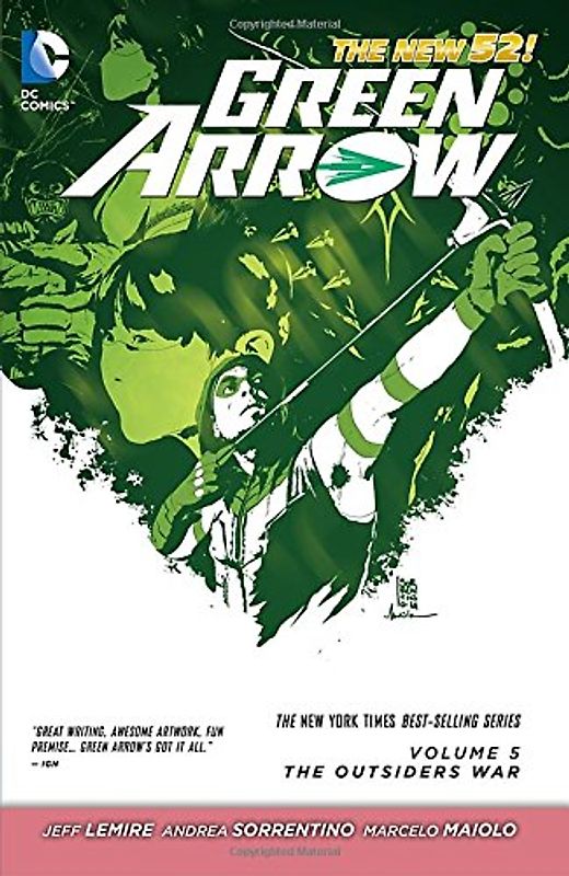 The New 52: Green Arrow: Vol. 5 - The Outsiders War - Jeff Lemire [Softcover]