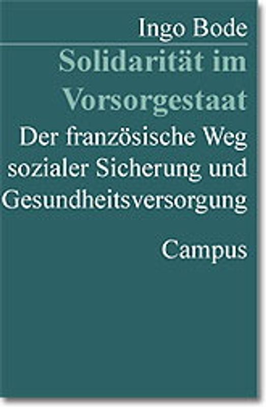 Solidarität im Vorsorgestaat