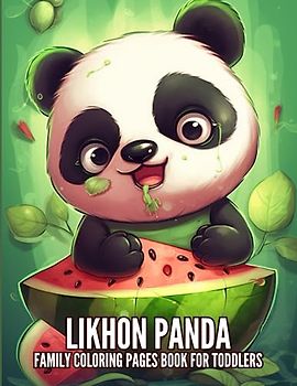Likhon Panda Family Coloring Pages Book for Toddlers