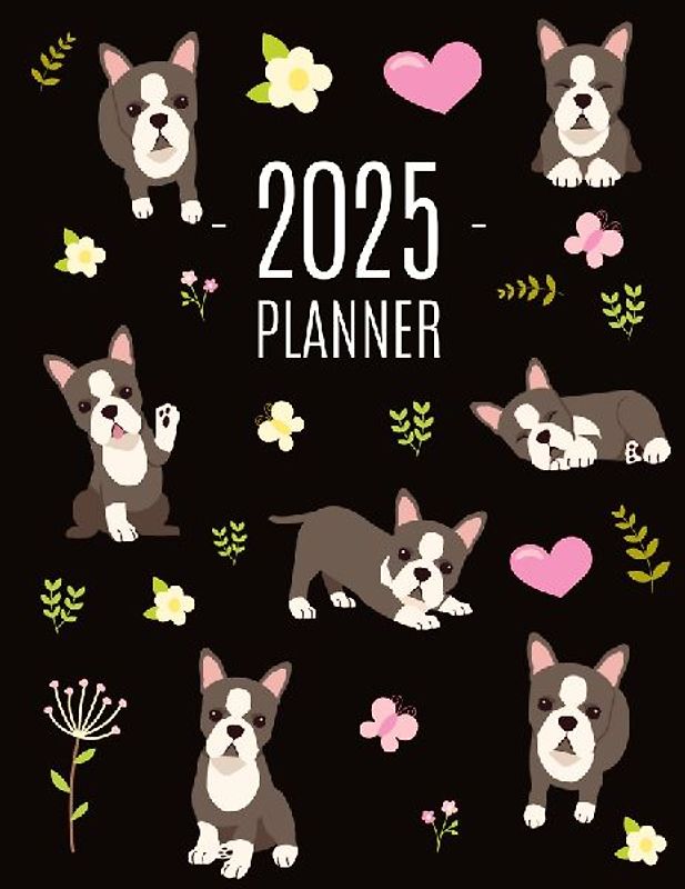Boston Terrier Planner 2025