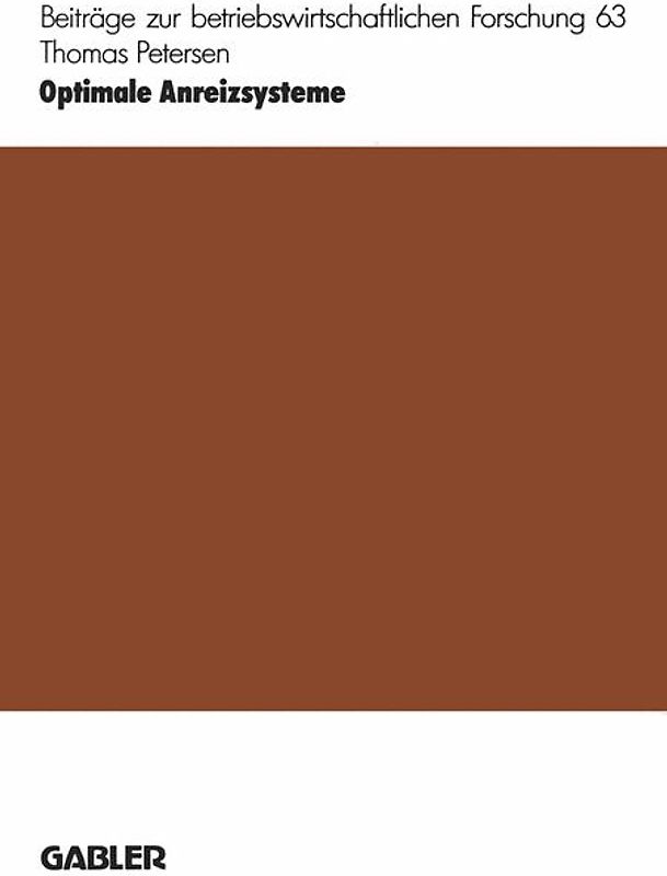 Optimale Anreizsysteme