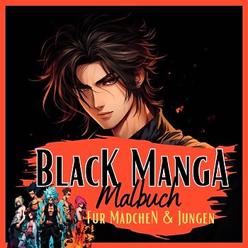 Manga Nation / Black Manga Malbuch.