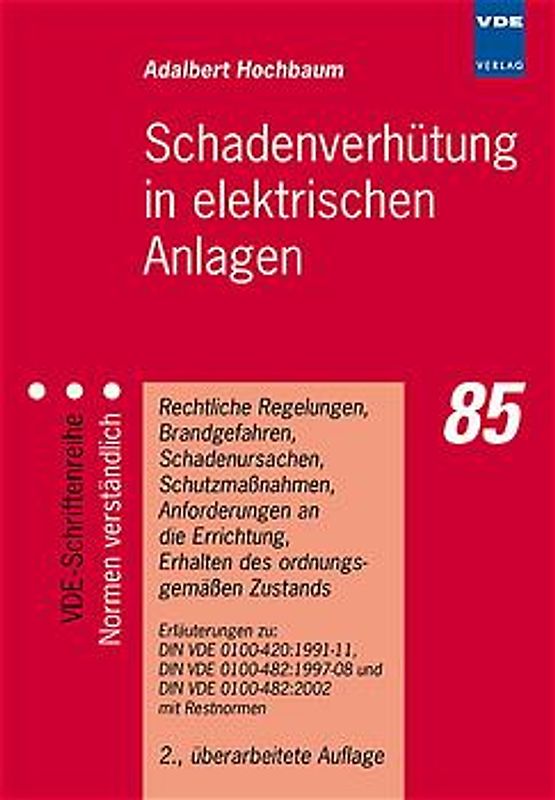 Schadenverhütung in elektrischen Anlagen
