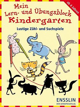 Mein Lern- und Übungsblock Kindergarten - Lustige Zähl- und Suchspiele