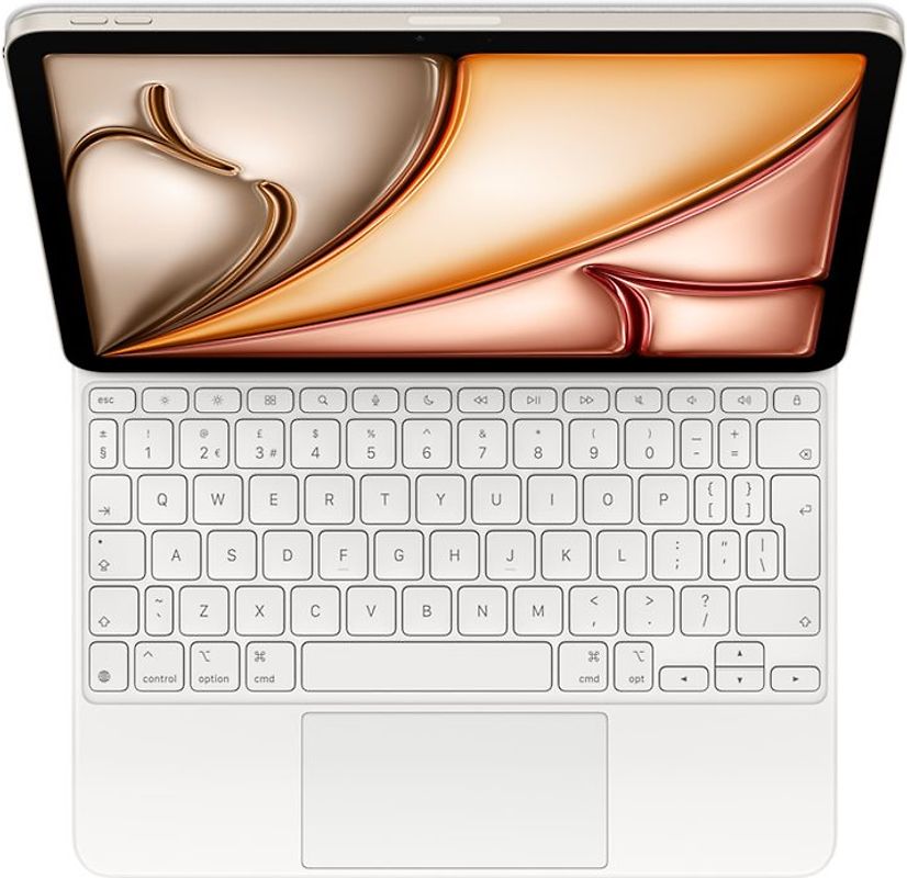 Apple Magic Keyboard für das iPad Air 11" (M3) [englisches Tastaturlayout, QWERTY] weiß
