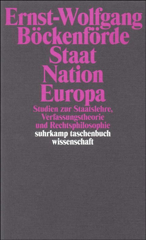 Staat, Nation, Europa
