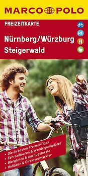 MARCO POLO Freizeitkarte 33 Nürnberg, Würzburg, Steigerwald 1:100.000