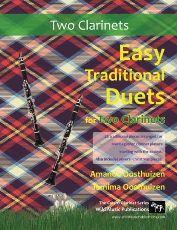 Easy Traditional Duets for Two Clarinets: 28 traditional melodies from around the world arranged especially for two equal beginner clarinet players. ... are below the break. All are in easy keys.