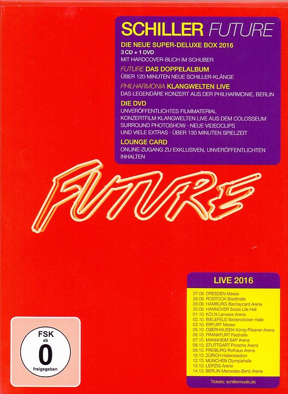 Schiller - Future [3 CDs, Super Deluxe Edition, inkl. DVD] DVD