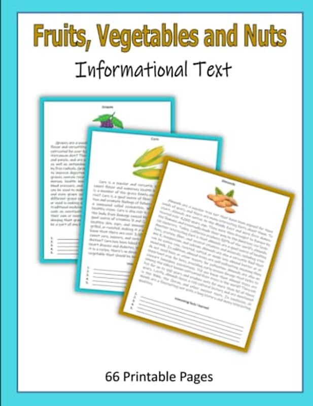 Fruits, Vegetables and Nuts - Informational Text