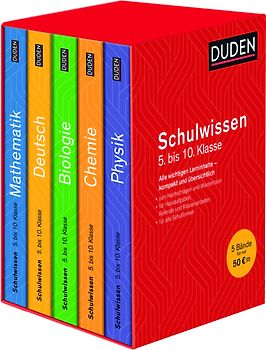 Duden Schulwissen 5. bis 10. Klasse 5 Bände