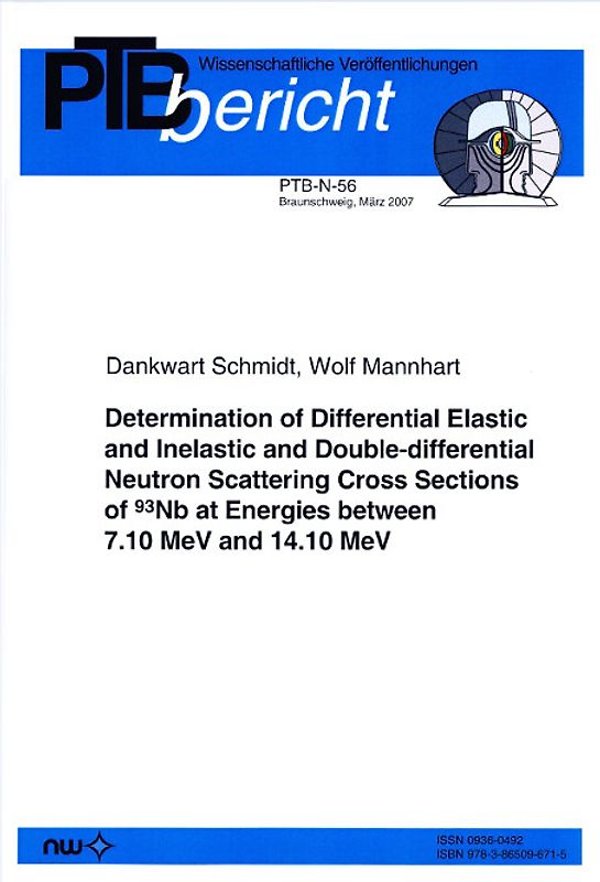 Determination off Differential Elastic and Inelastic and Double-differential Neutron Scattering Cross Sections of 93Nb at Energies between 7.10 MeV and 14.10 MeV