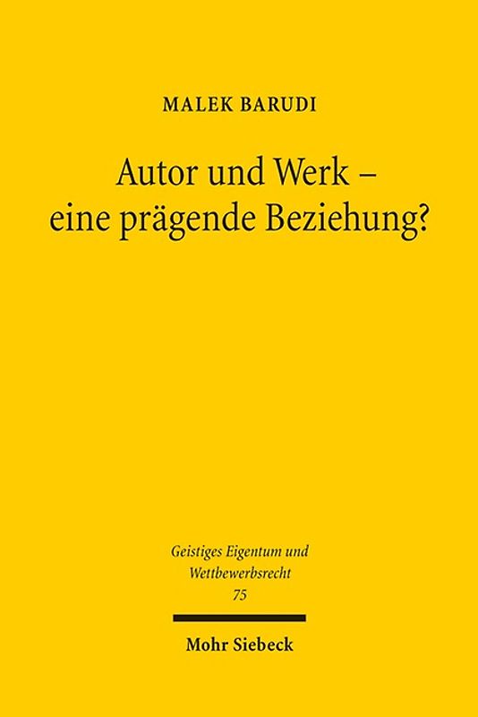 Autor und Werk - eine prägende Beziehung?