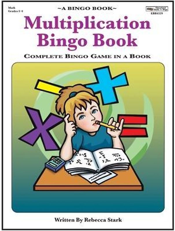 Multiplication Bingo Book: Complete Bingo Game In A Book