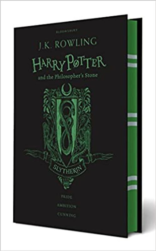 Harry Potter and the Philosopher's Stone - J.K. Rowling [Slytherin Edition, Hardcover]