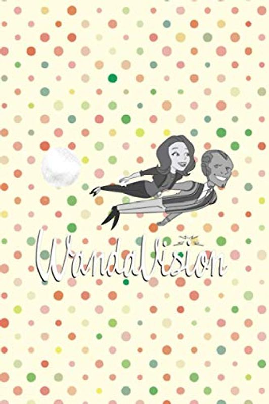 Body Progress Tracker Marvel WandaVision Wanda and Vision 60s Moonlight Flight: 6" x 9" size, 114 pages
