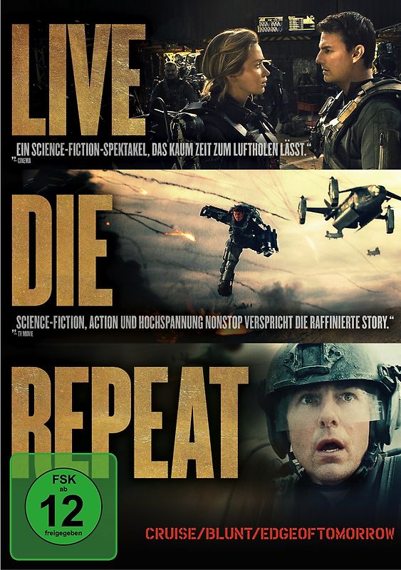 Edge of Tomorrow - Live.Die.Repeat - Hiroshi Sakurazaka DVD