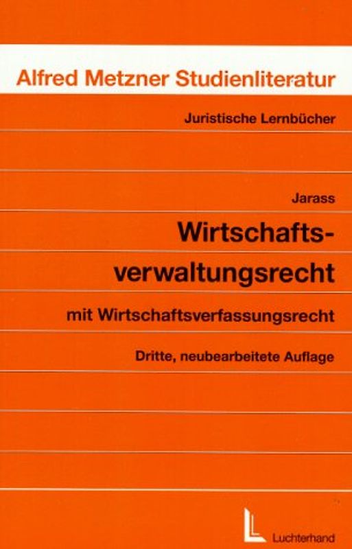 Wirtschaftsverwaltungsrecht