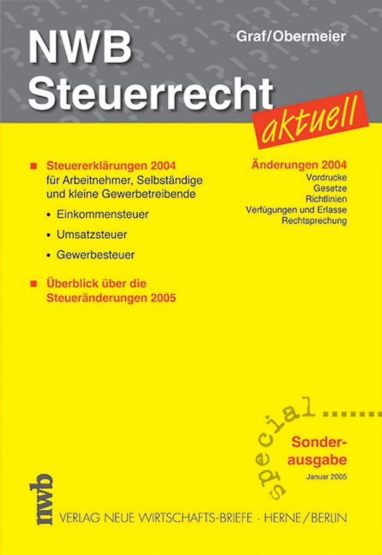 NWB Steuerrecht aktuell special