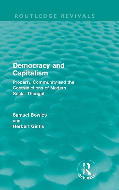 Democracy and Capitalism (Routledge Revivals)