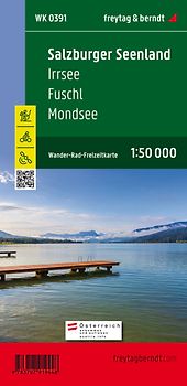 freytag & berndt Wanderkarte WK 0391 Salzburger Seenland, Irrsee - Fuschlsee - Mondsee 1:50.000