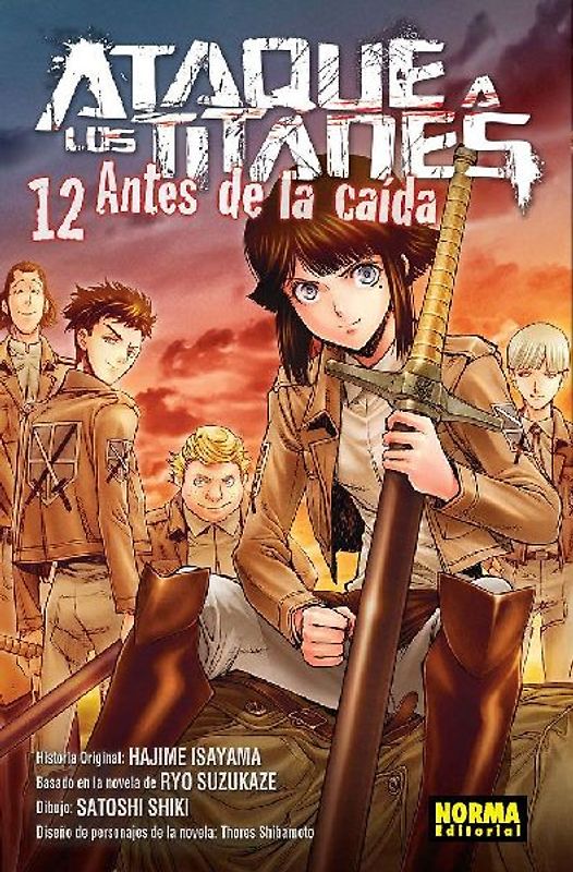 Ataque a los titanes 12 : antes de la caida