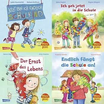 Maxi-Pixi-4er-Set 56: Die Schule geht los (4x1 Exemplar)