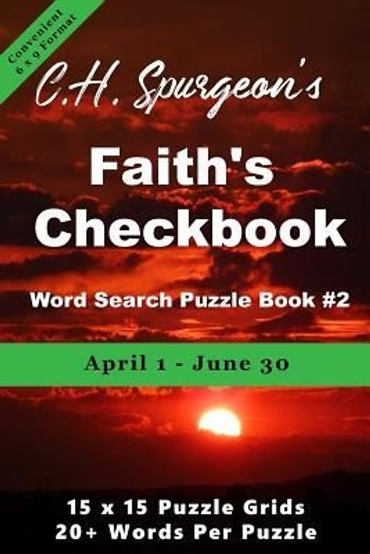 C. H. Spurgeon's Faith Checkbook Word Search Puzzle Book #2
