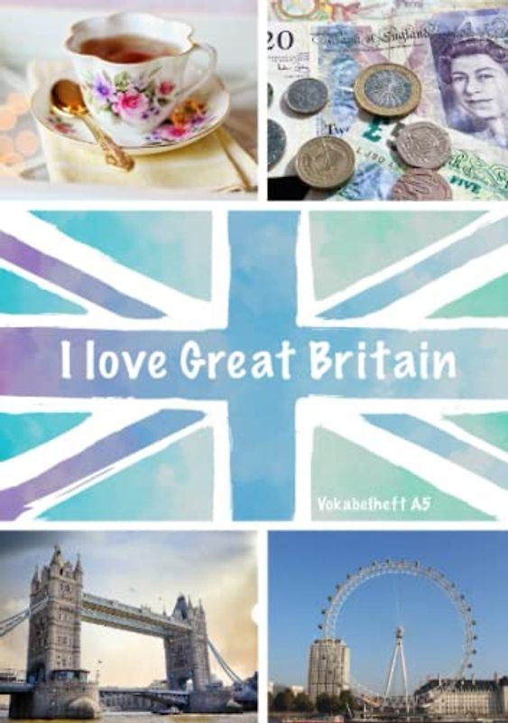 Vokabelheft A5: Vokabelheft Englisch, DIN A5, 2 Spalten