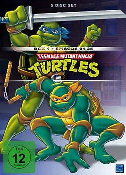 Teenage Mutant Ninja Turtles - Box 1: Episoden 01-25 (5 Disc Set) DVD