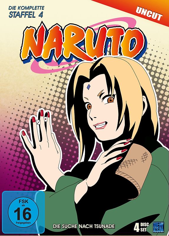 Naruto - Staffel 4: Die Suche nach Tsunade (Episoden 81-106, uncut) [4 DVDs] DVD