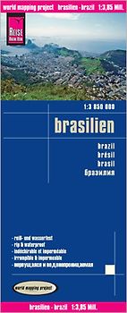 Reise Know-How Landkarte Brasilien (1:3.850.000)