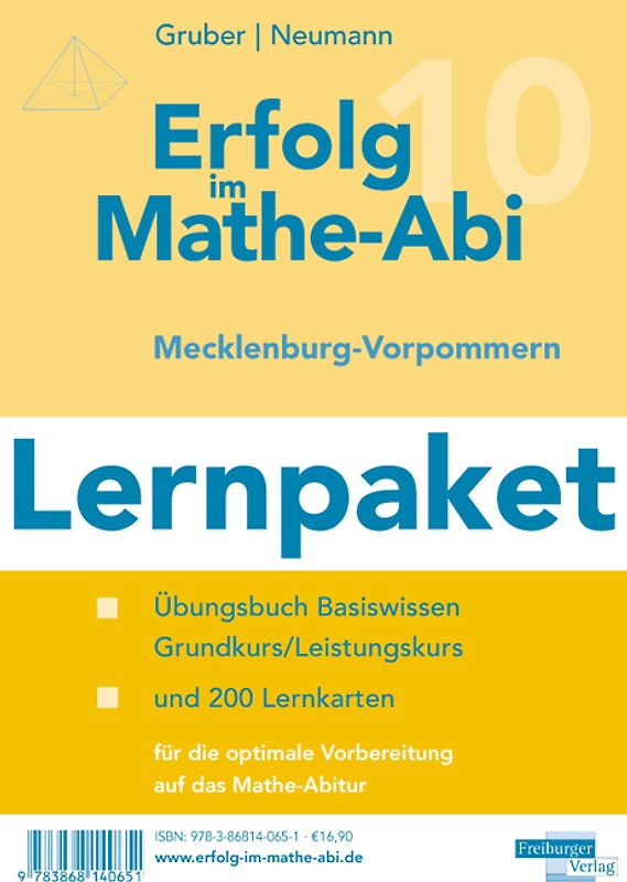 Erfolg im Mathe-Abi 2010 Lernpaket Mecklenburg-Vorpommern